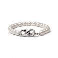 Tiffany Figure Eight Cultured Freshwater Pearl Bracelet
